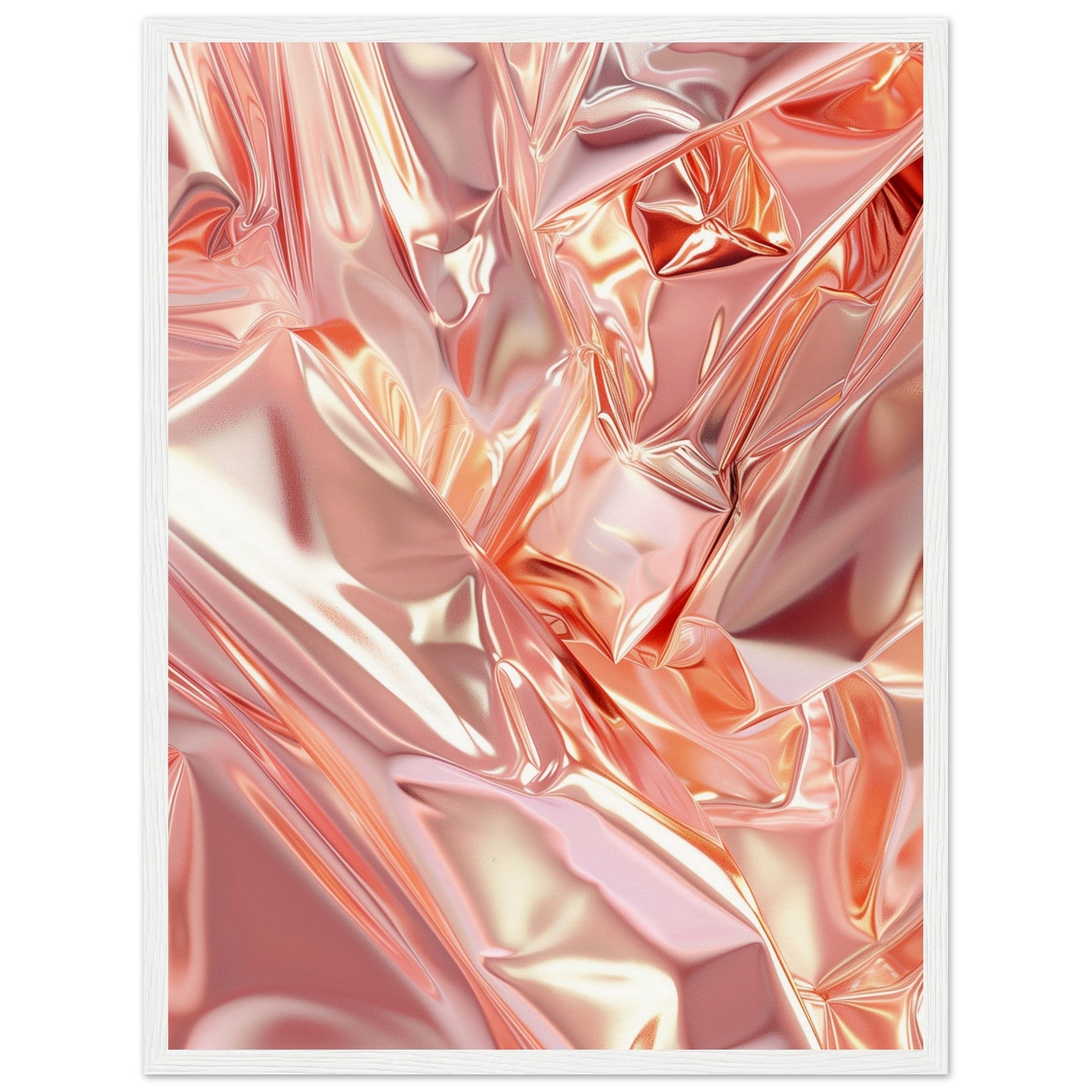 Poster Rose Gold ( 45x60-cm-Bois-blanc)