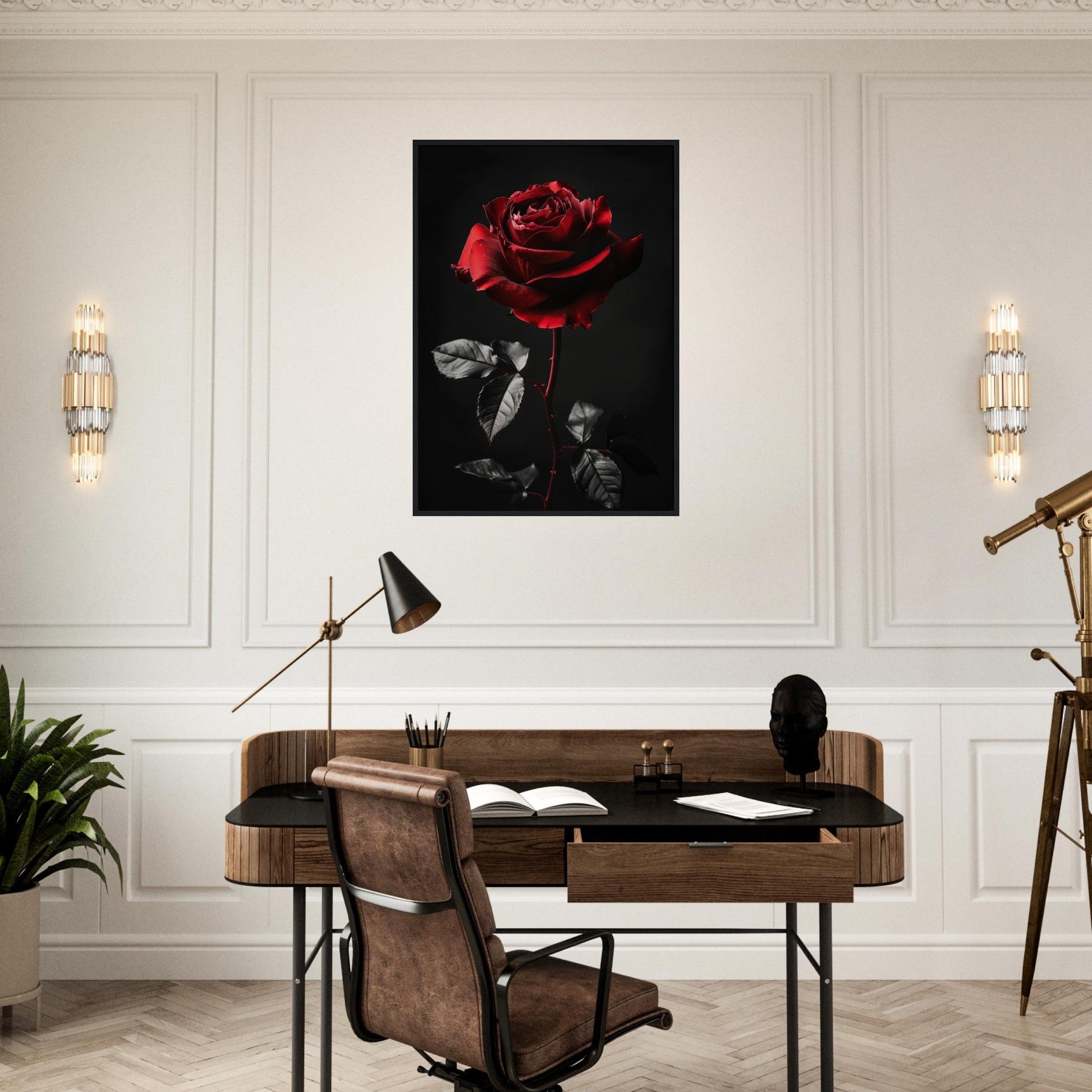 Poster Rose Rouge ( )