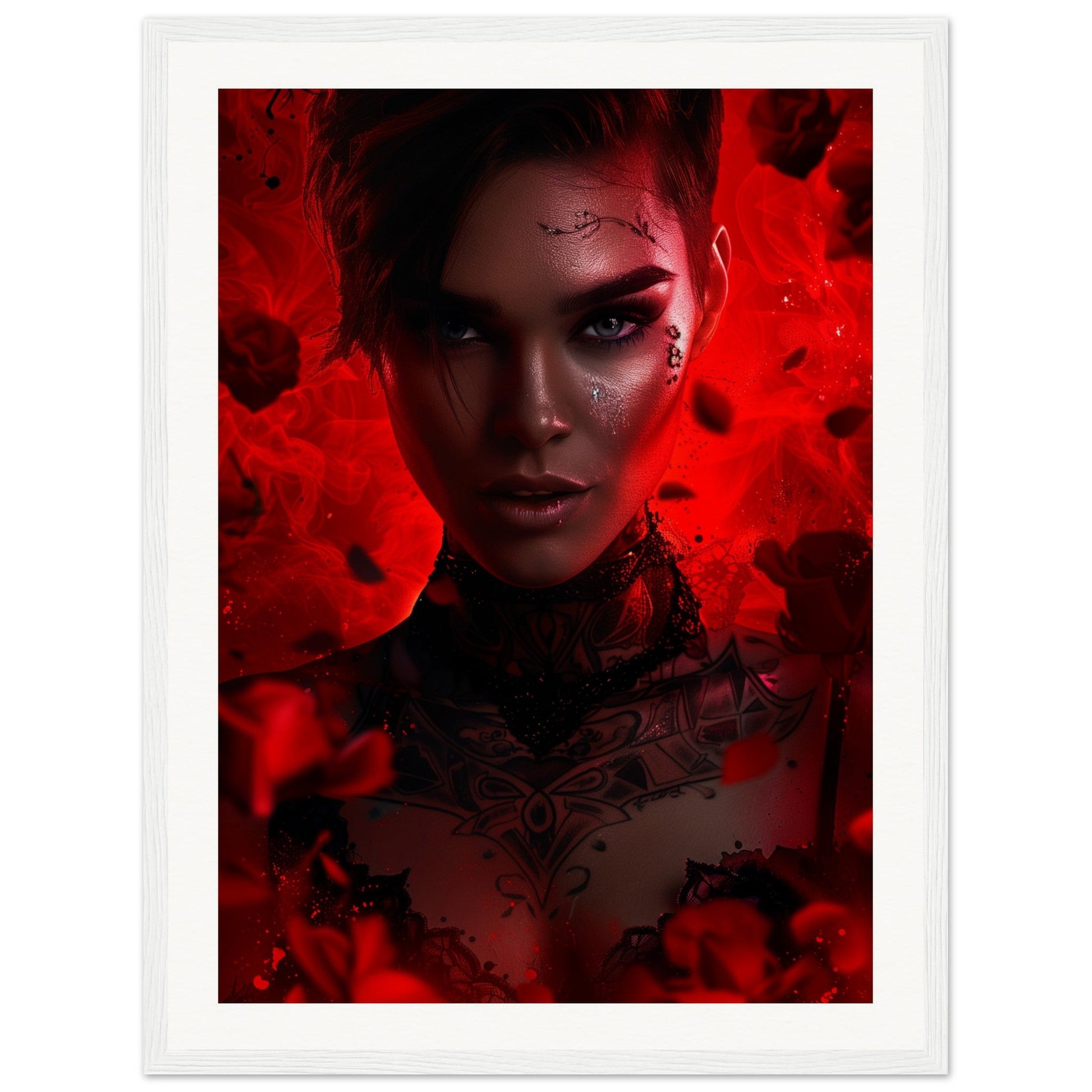 Poster Ruby Rose ( 45x60-cm-Bois-blanc)