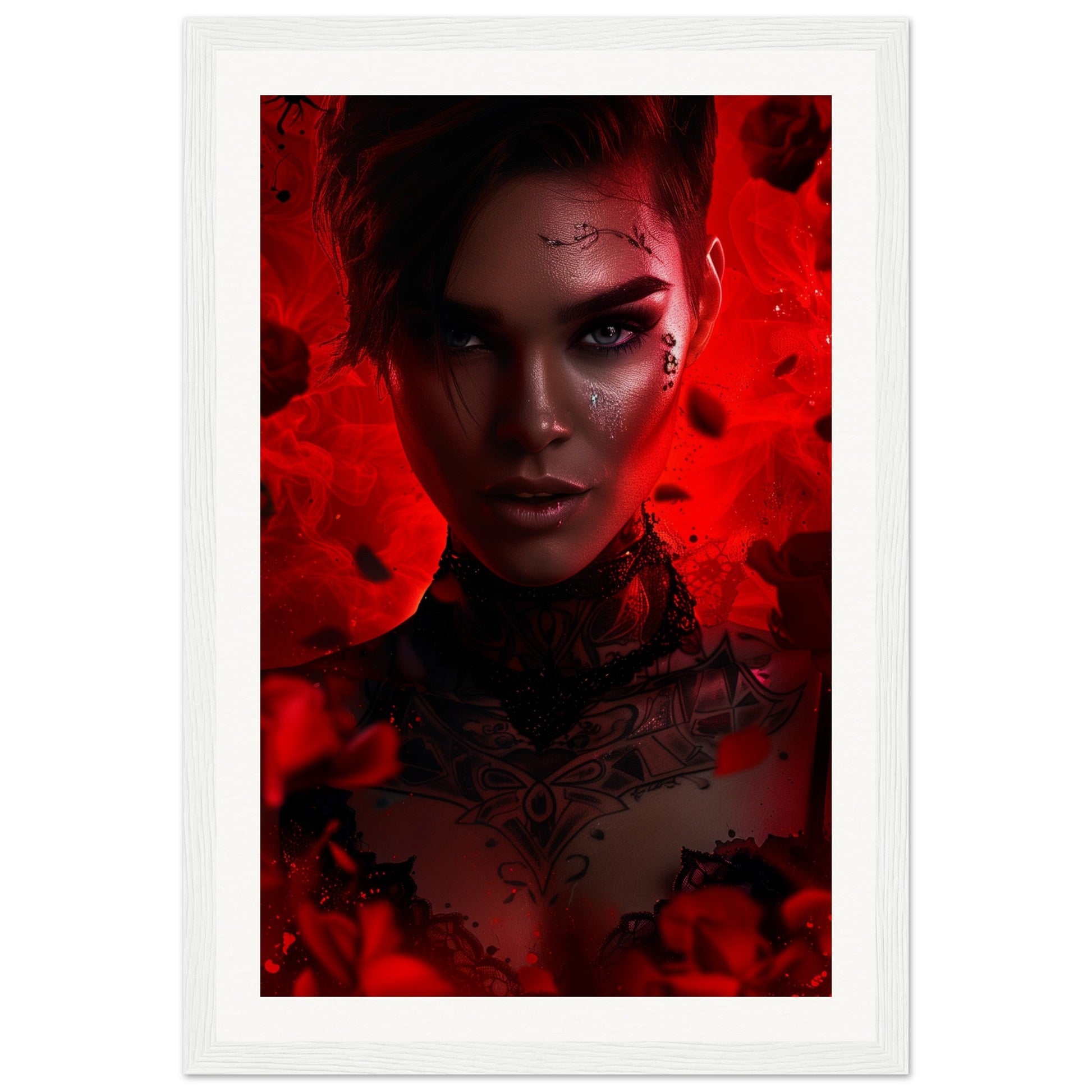 Poster Ruby Rose ( 30x45-cm-Bois-blanc)