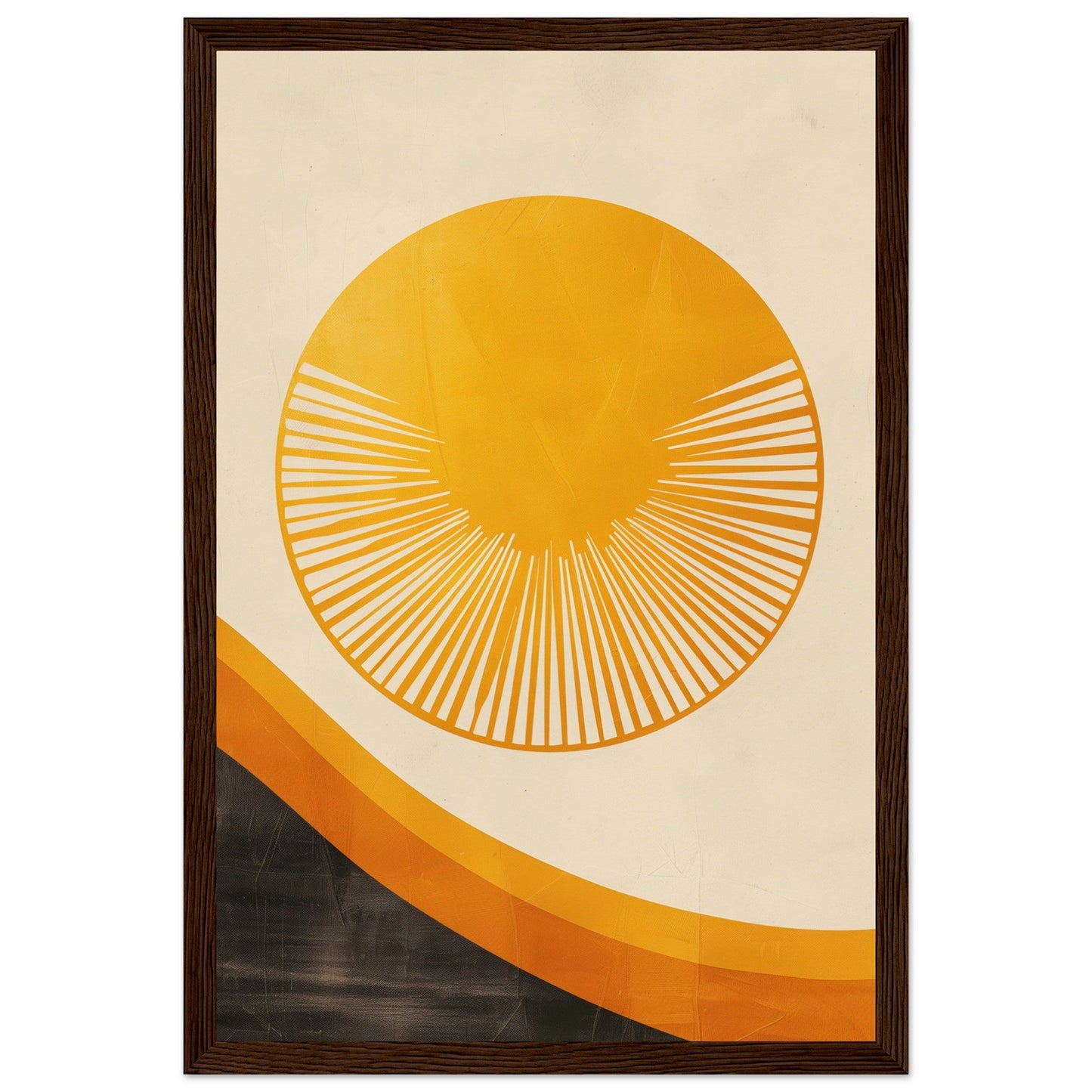 Poster Solar ( 30x45-cm-Bois-foncé)