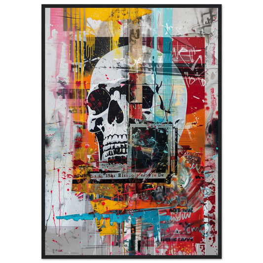 Poster Street Art Berlin ( Bois-noir-70x100-cm)