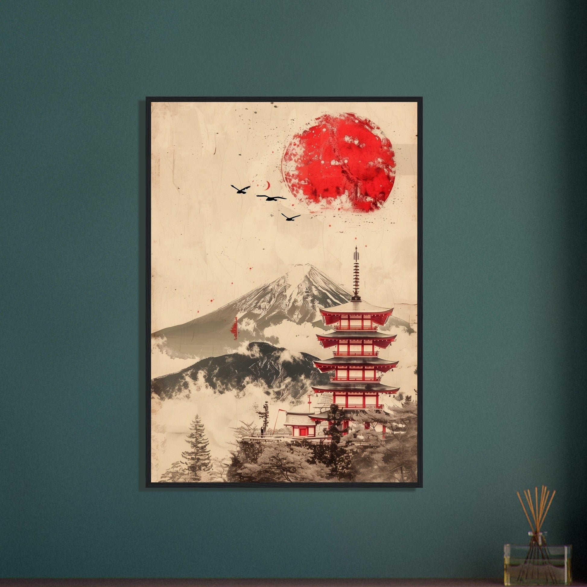 Poster Temple Japonais ( )