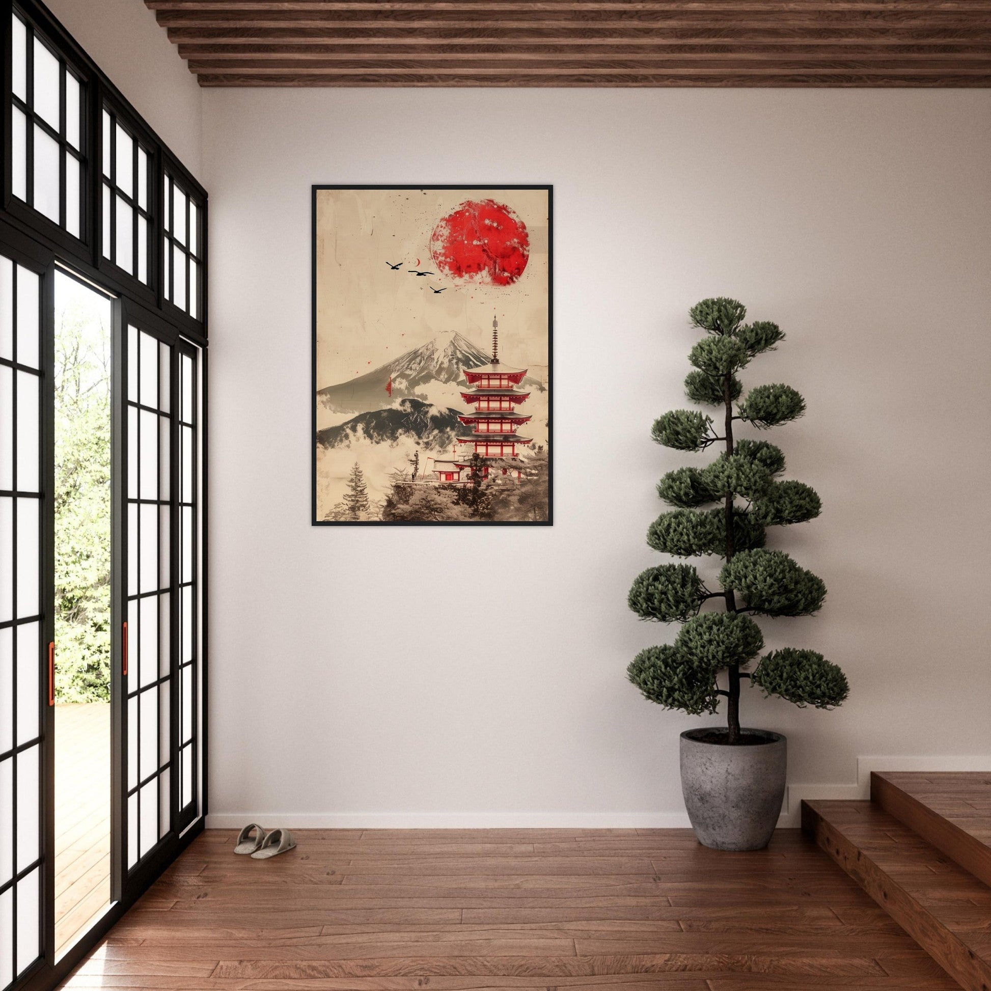 Poster Temple Japonais ( )