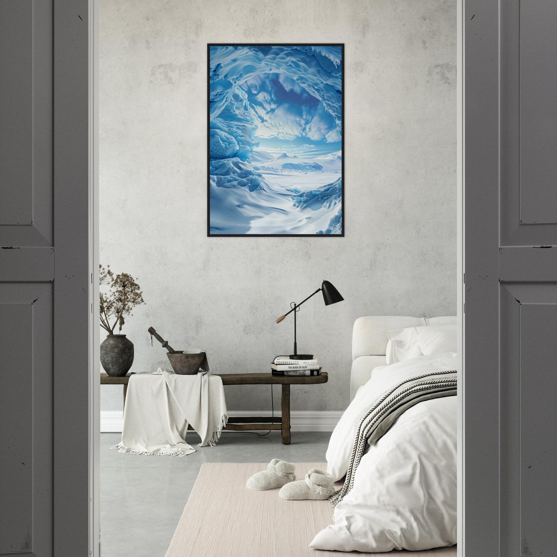 Poster Trompe l'Oeil Paysage Arctique ( )