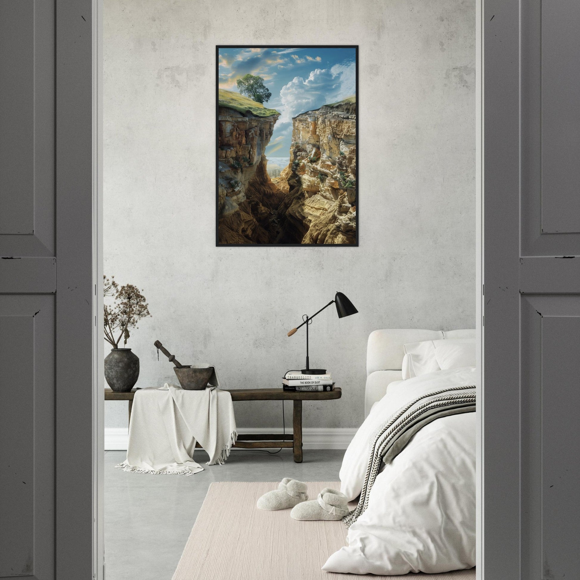 Poster Trompe l'œil Paysage ( )