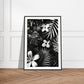 Poster Tropical Noir et Blanc ( )