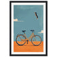 Poster Vélo ( 30x45-cm-Bois-noir)