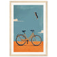 Poster Vélo ( 30x45-cm-Bois-clair)