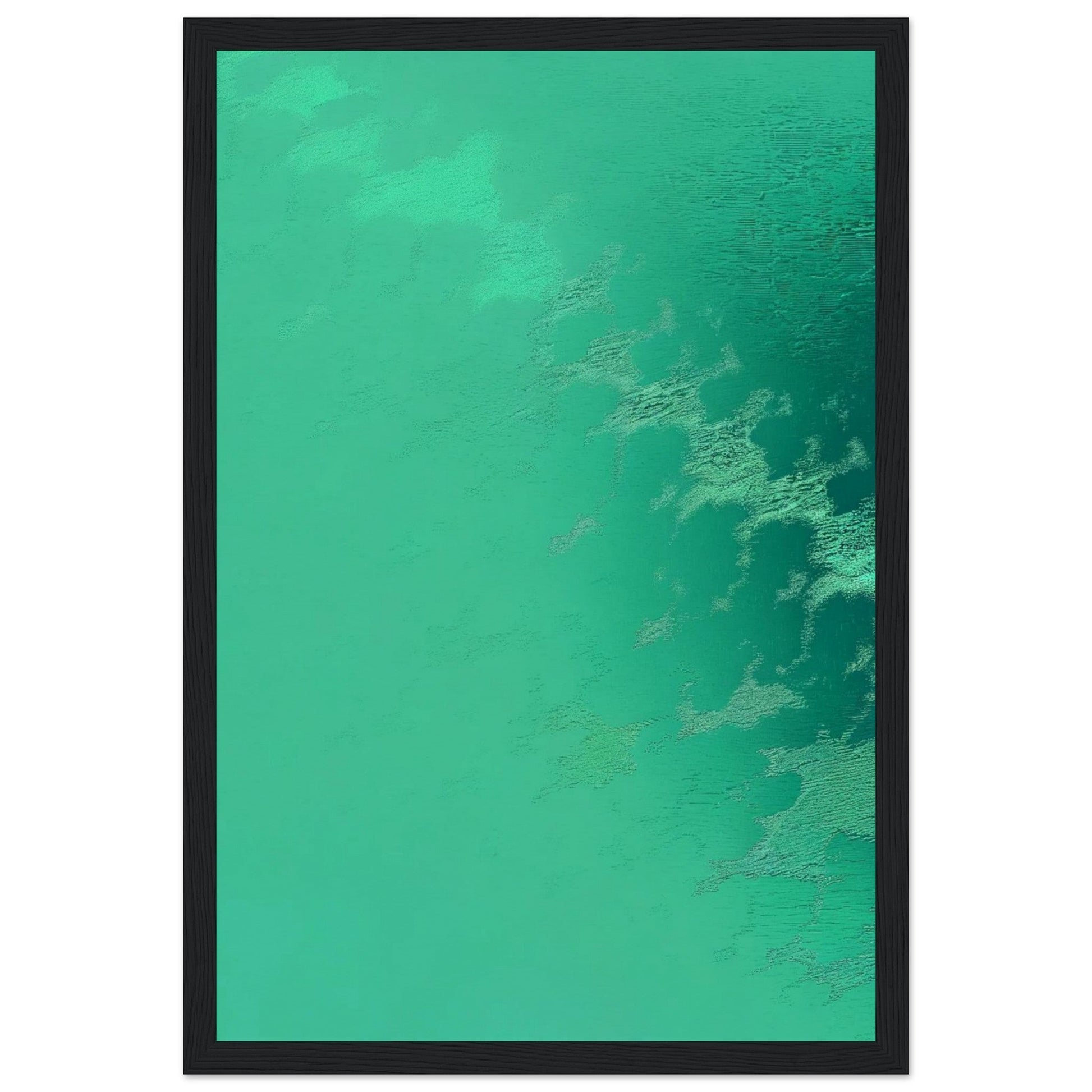 Poster Vert d'Eau ( 30x45-cm-Bois-noir)