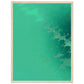 Poster Vert d'Eau ( 45x60-cm-Bois-clair)