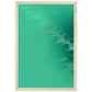 Poster Vert d'Eau ( 30x45-cm-Bois-clair)