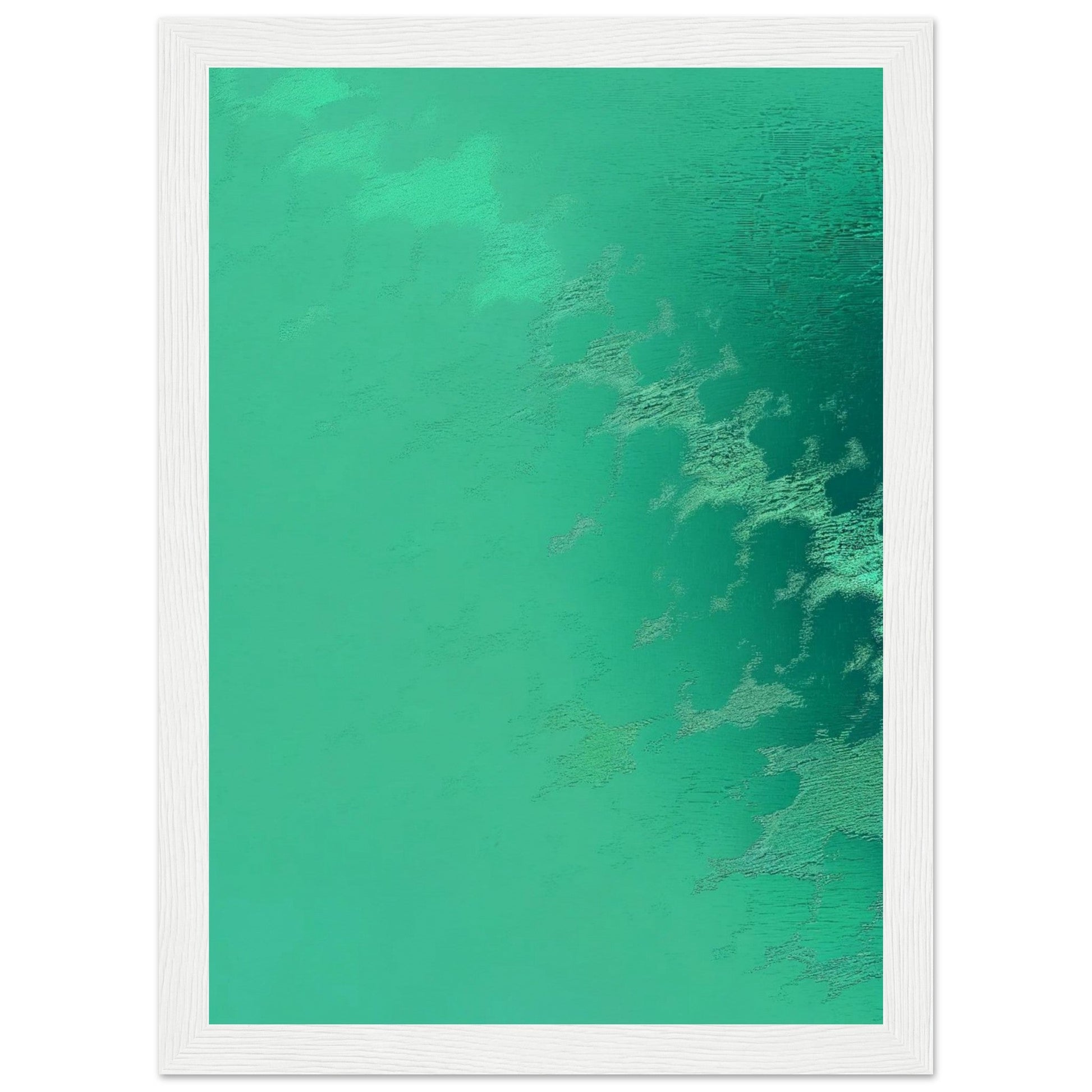 Poster Vert d'Eau ( 21x29.7-cm-Bois-blanc)