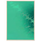 Poster Vert d'Eau ( 70x100-cm-Bois-clair)