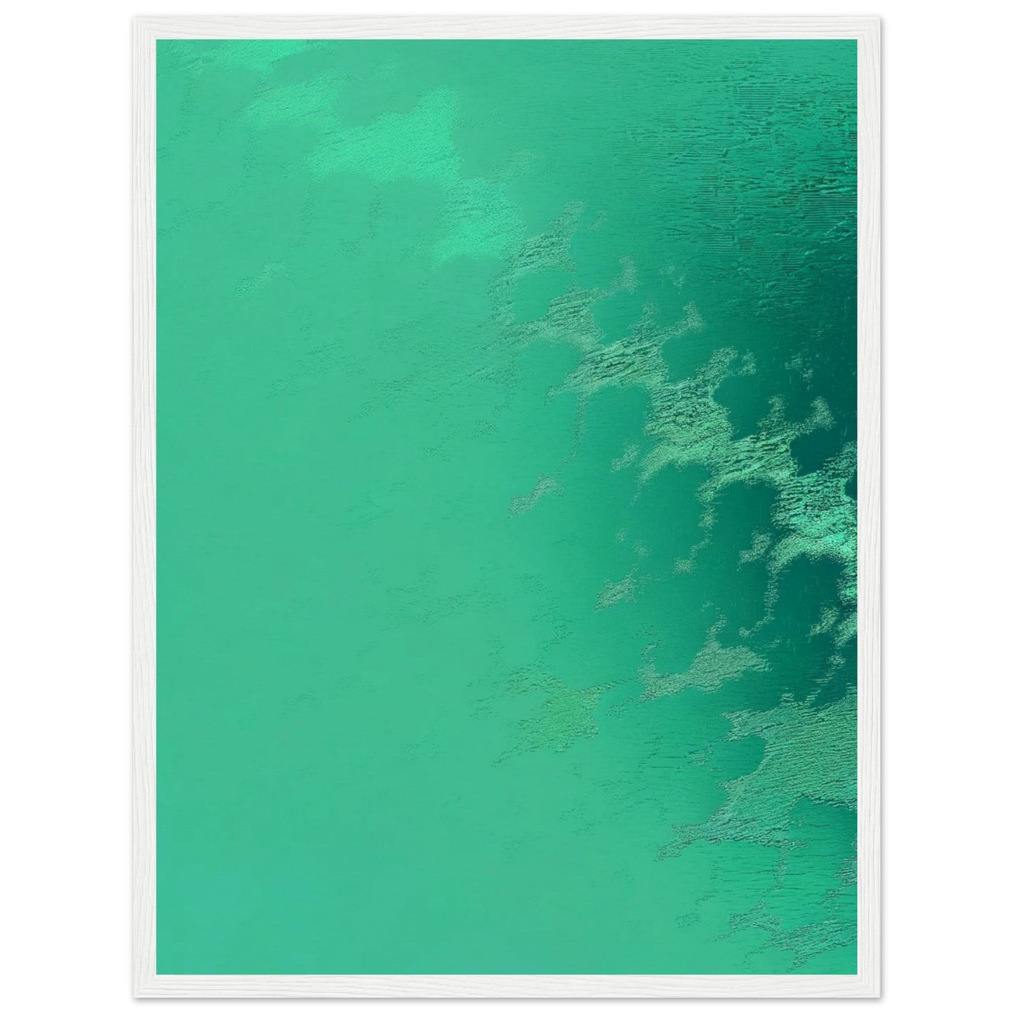 Poster Vert d'Eau ( 45x60-cm-Bois-blanc)