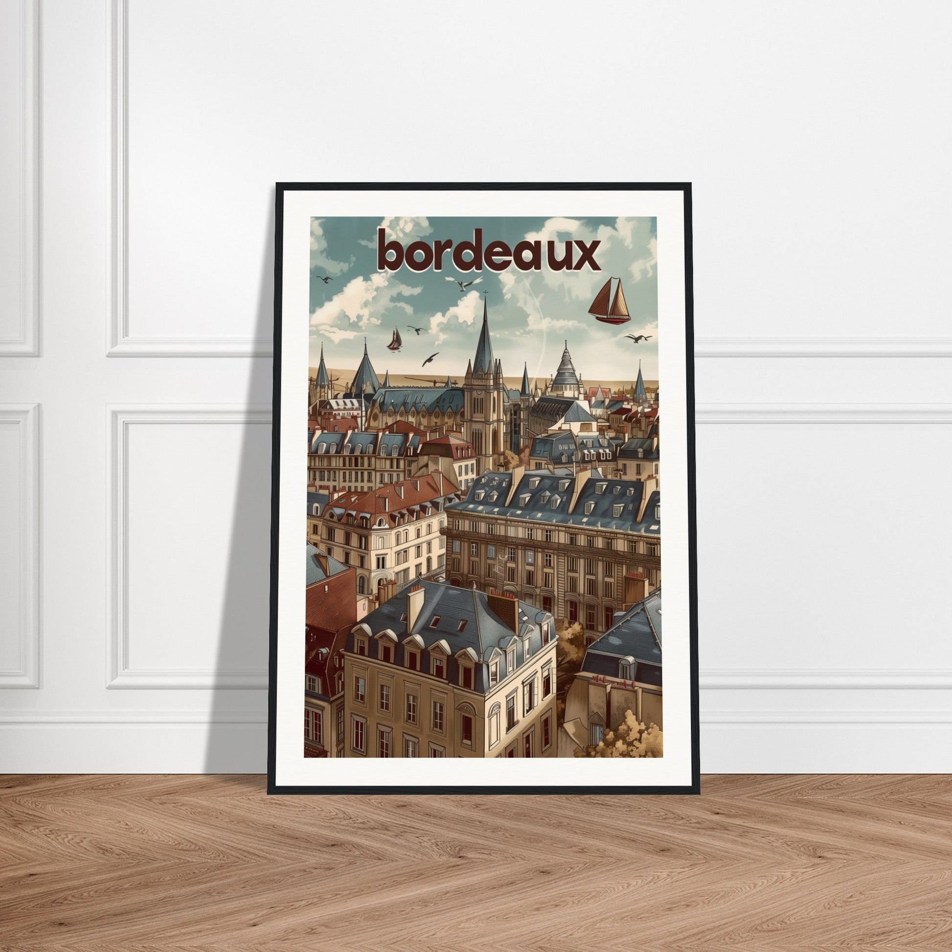 Poster Ville Bordeaux ( )