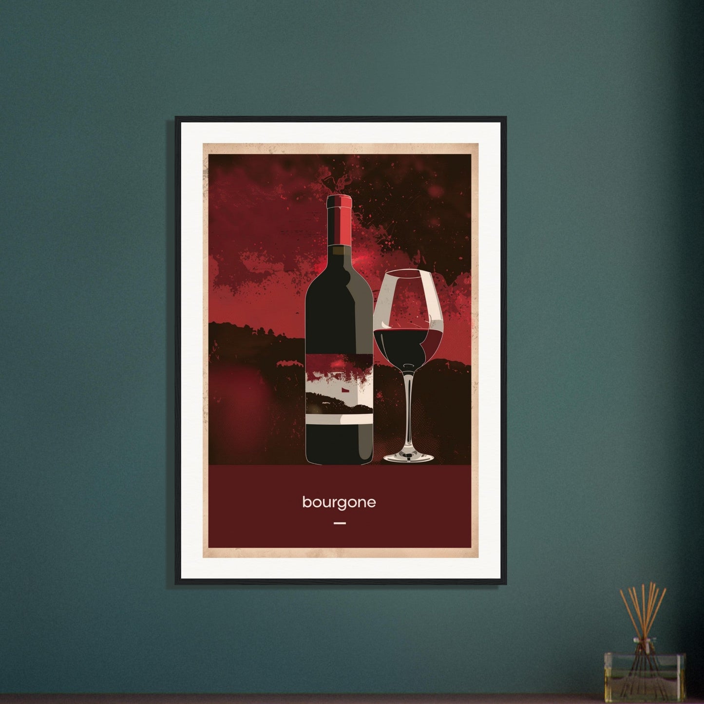 Poster Vin Bourgogne ( )