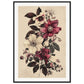 Poster Vintage Flower ( 70x100-cm-Bois-noir)