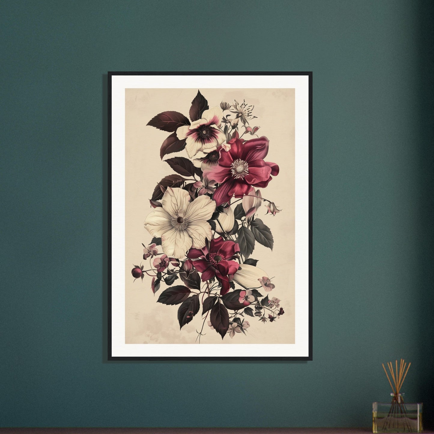 Poster Vintage Flower ( )