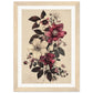 Poster Vintage Flower ( 21x29.7-cm-Bois-clair)