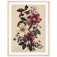 Poster Vintage Flower ( 45x60-cm-Bois-clair)