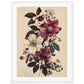 Poster Vintage Flower ( 45x60-cm-Bois-blanc)