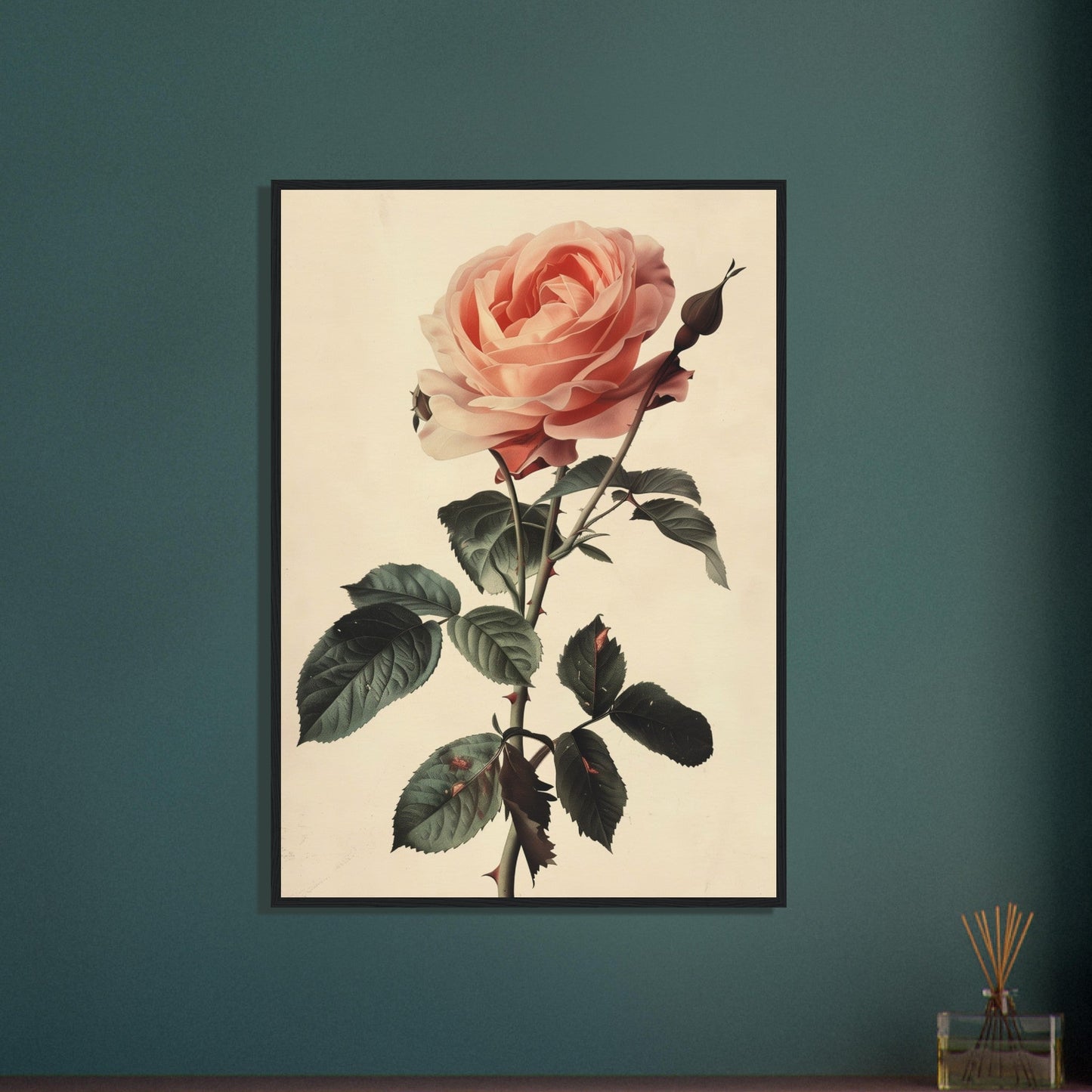 Poster Vintage Rose ( )