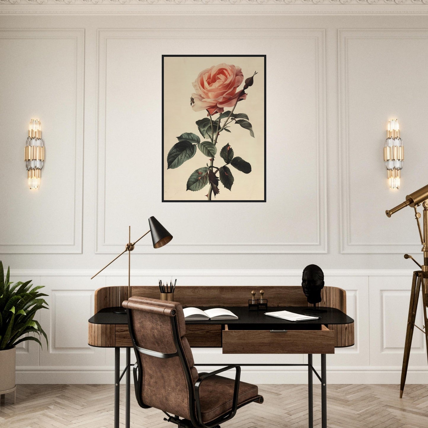 Poster Vintage Rose ( )