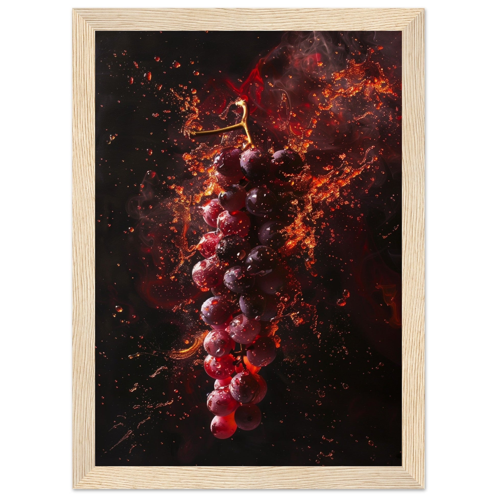 Poster les Arômes du Vin ( 21x29.7-cm-Bois-clair)