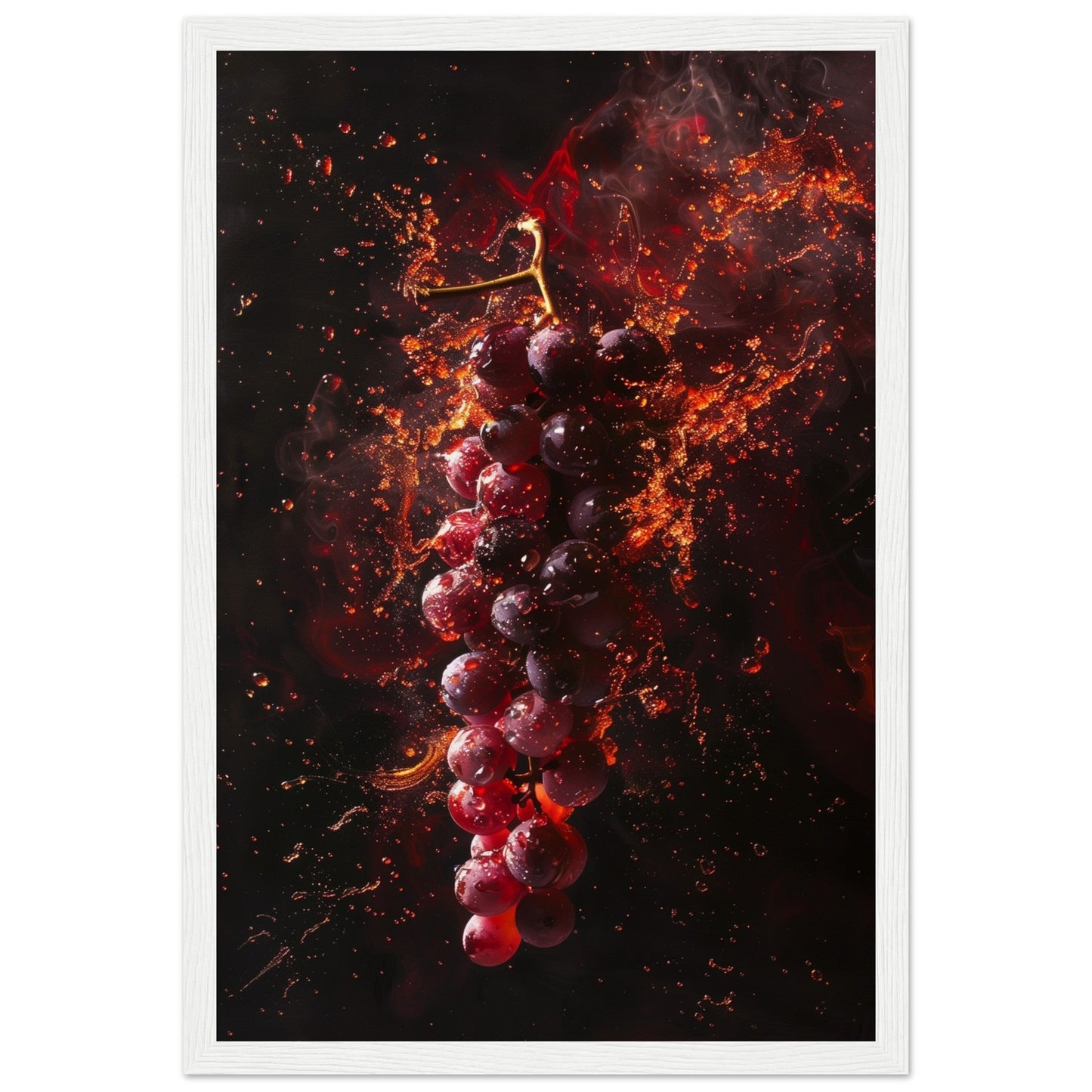 Poster les Arômes du Vin ( 30x45-cm-Bois-blanc)