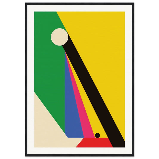 Swiss Style Poster Design ( 70x100-cm-Bois-noir)