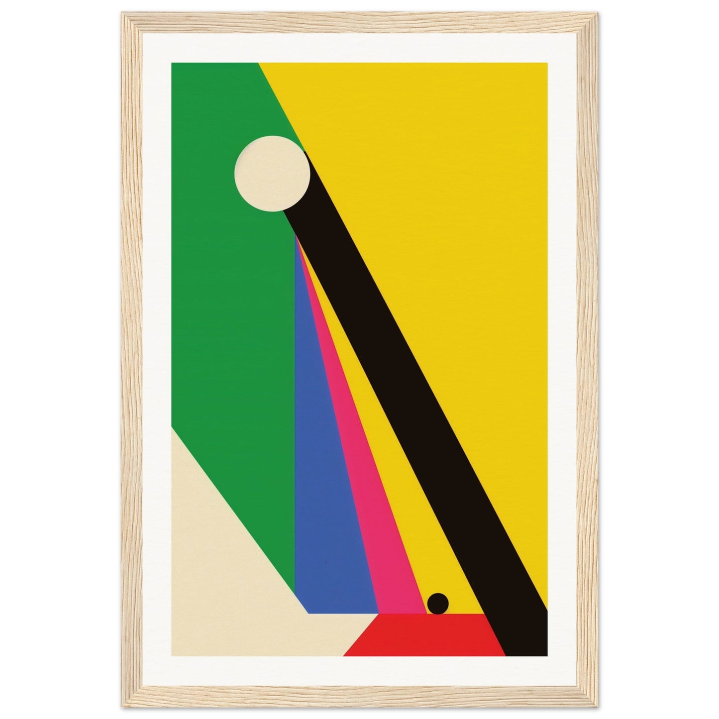 Swiss Style Poster Design ( 30x45-cm-Bois-clair)