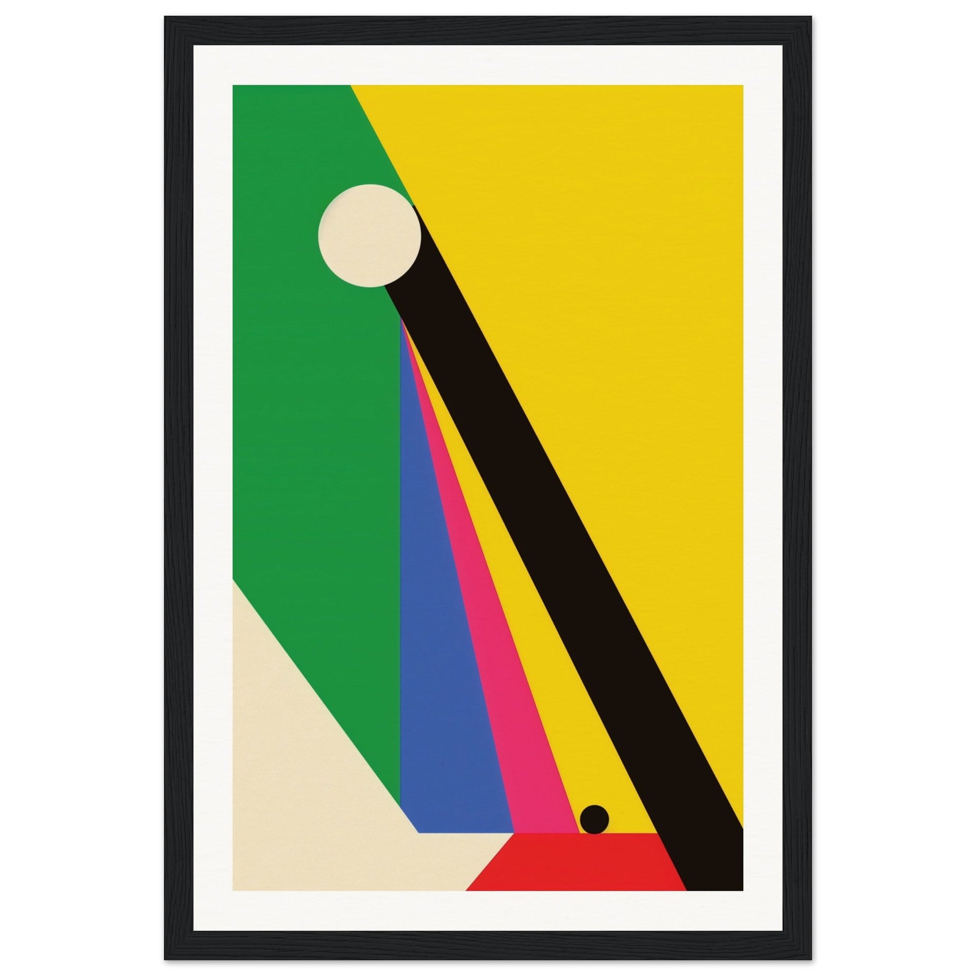 Swiss Style Poster Design ( 30x45-cm-Bois-noir)