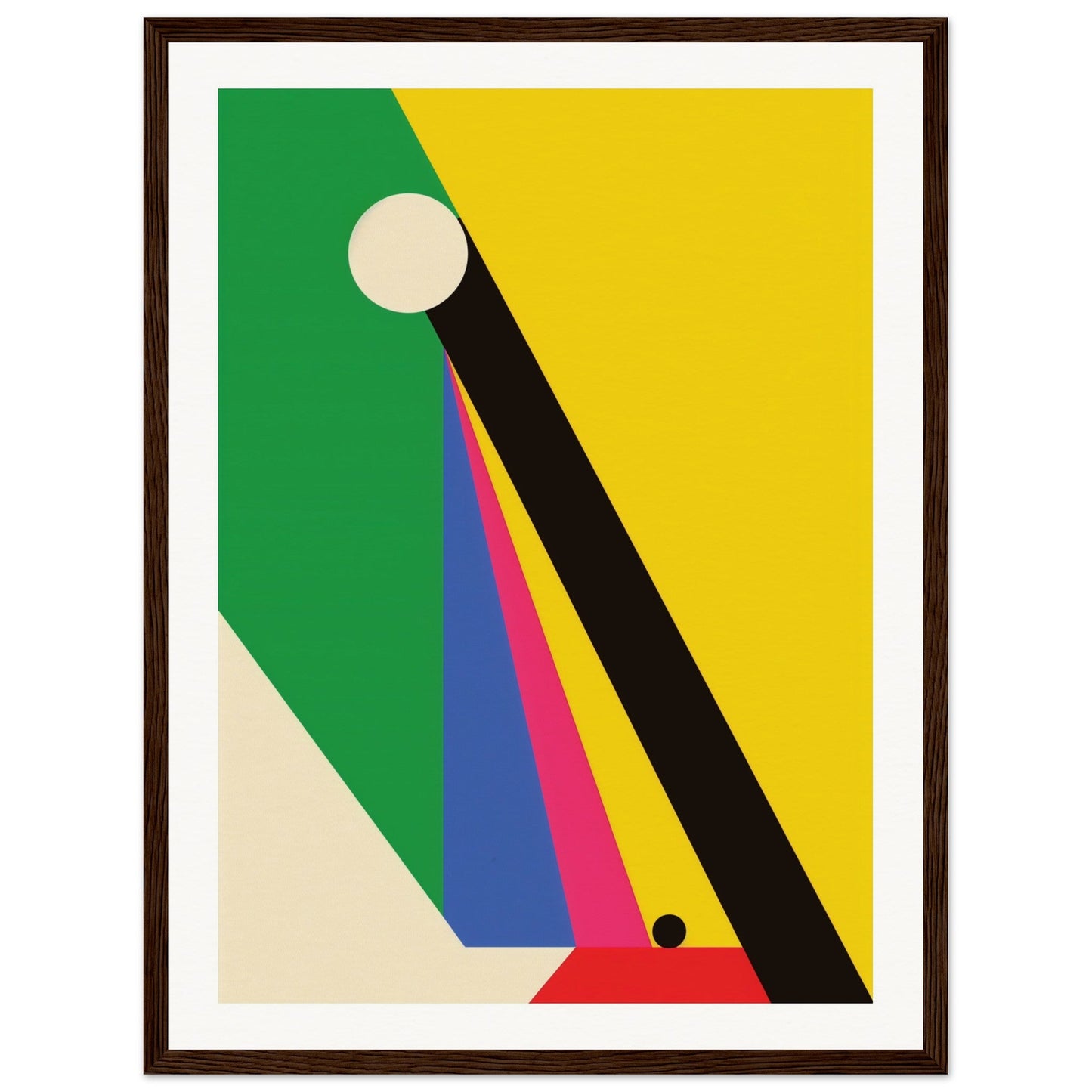 Swiss Style Poster Design ( 45x60-cm-Bois-foncé)