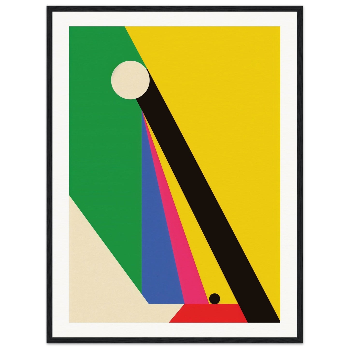 Swiss Style Poster Design ( 60x80-cm-Bois-noir)