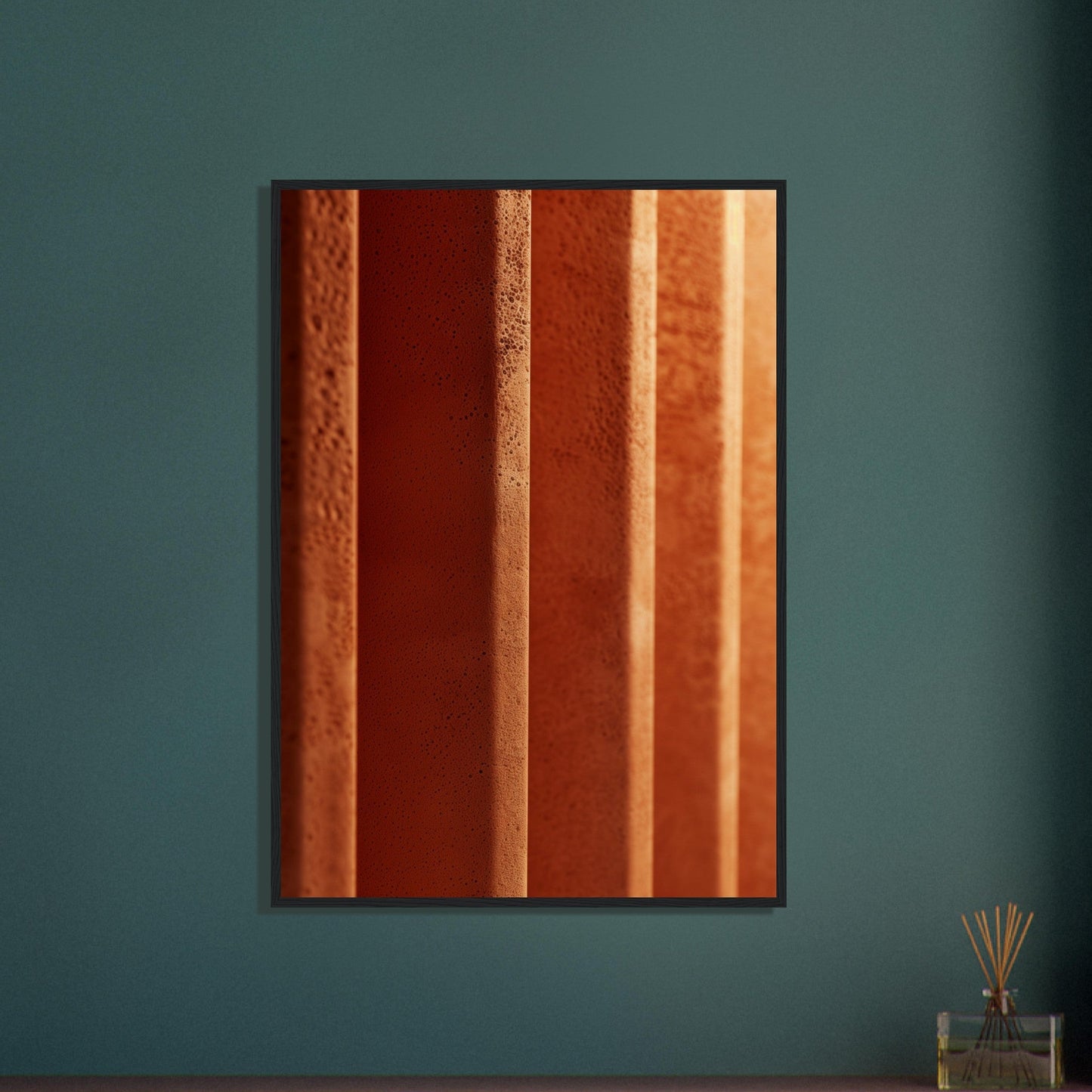 Tableau Affiche Couleur Terracotta ( )